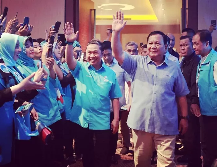 Momen Anis Matta bersama Prabowo Subianto. (Foto: Dok. Anis Matta)