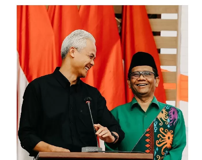 Ganjar Pranowo dan Mahfud MD. (Foto: Dok. Ganjar Pranowo)