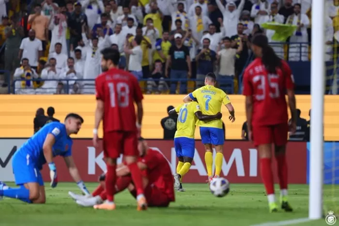 Al Nassr VS Al Duhail. (Foto: Twitter @AlNassrFC_EN)