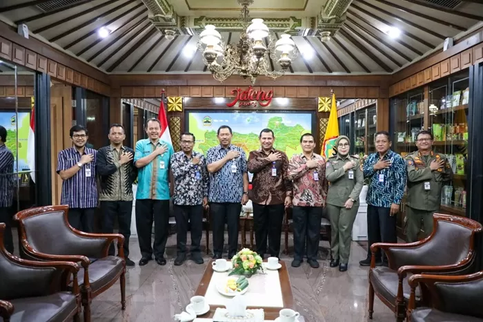 Pemprov Jateng menerima audiensi BNN Provinsi Jawa Tengah. (Foto: Istimewa)