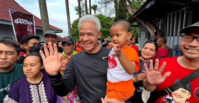 Capres Ganjar Pranowo melakukan kunjungan. (Foto: Istimewa)