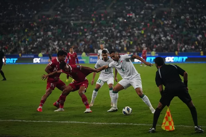 Timnas Indonesia VS Irak. (Foto: Dok. PSSI)