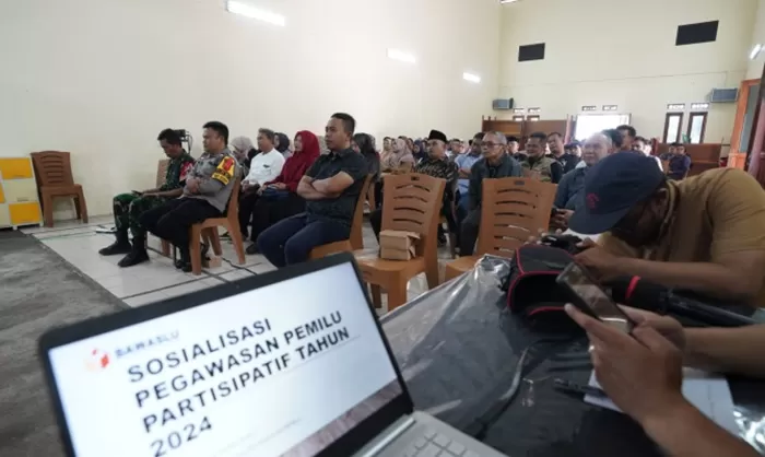 Peserta Sosialisasi Pengawasan Pemilu Partisipatif Pemilu 2024. (Foto: bawaslu.go.id)