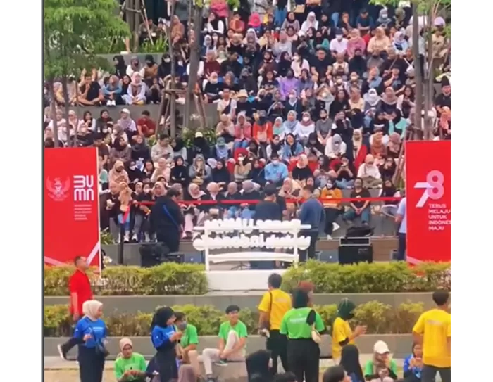 Car Free Day (CFD) di Sarinah, Jakarta. (Foto: Tangkap layar Instagram @cfdjkt)