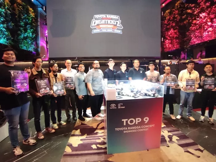 Toyota mengumumkan 9 besar pemenang Toyota Rangga Concept DigiModz. (Foto: Istimewa)