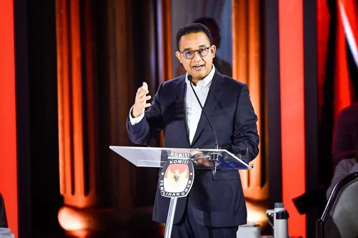 Anies Baswedan pada Debat Capres Ketiga. (Foto: Dok. Anies Baswedan)