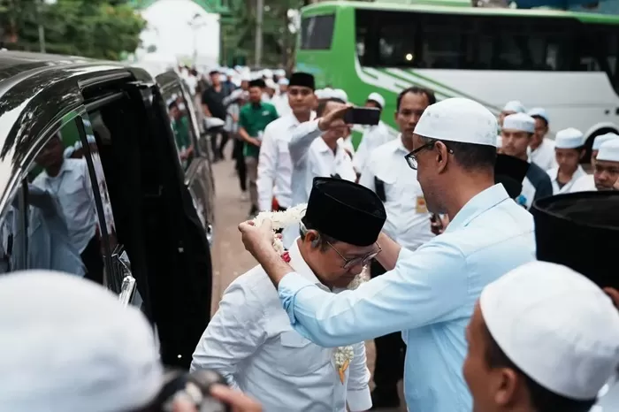 Muhaimin Iskandar alias Cak Imin memperkuat dukungan di kalangan prsantren. (Foto: Instagram @cakiminow)