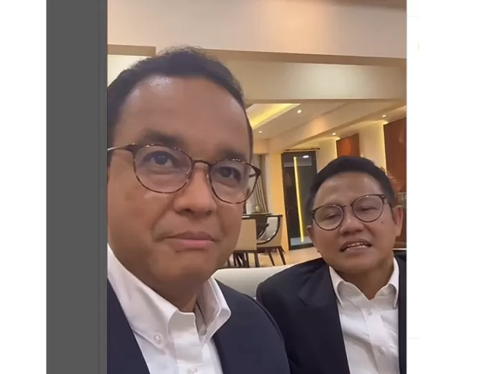 Anies Baswedan live TikTok bersama Muhaimin Iskandar alias Cak Imin. (Foto: Instagram @pk_sejahtera)