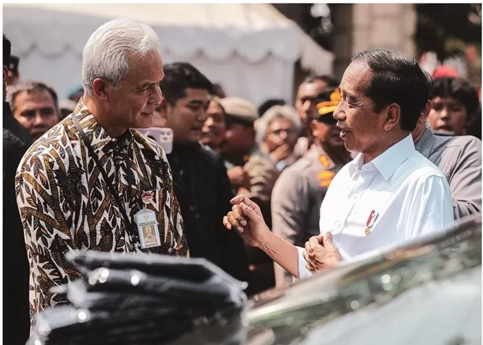 Ganjar Pranowo dan Presiden Joko Widodo. (Foto: Dok. Ganjar Pranowo)