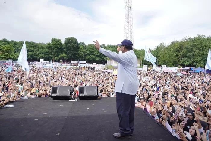 Prabowo Subianto di Subang. (Foto: Istimewa)