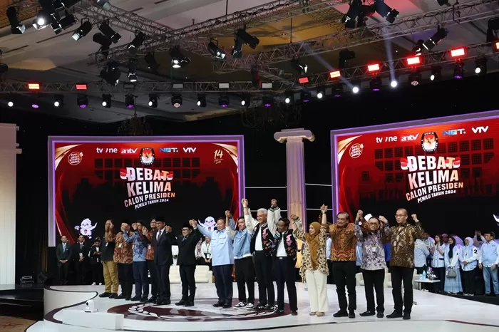 Suasana Debat Capres terakhir. (Foto: Istimewa)