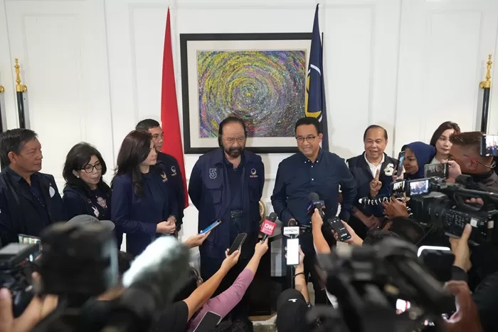 Surya Paloh dan Anies Baswedan. (Foto: Istimewa)