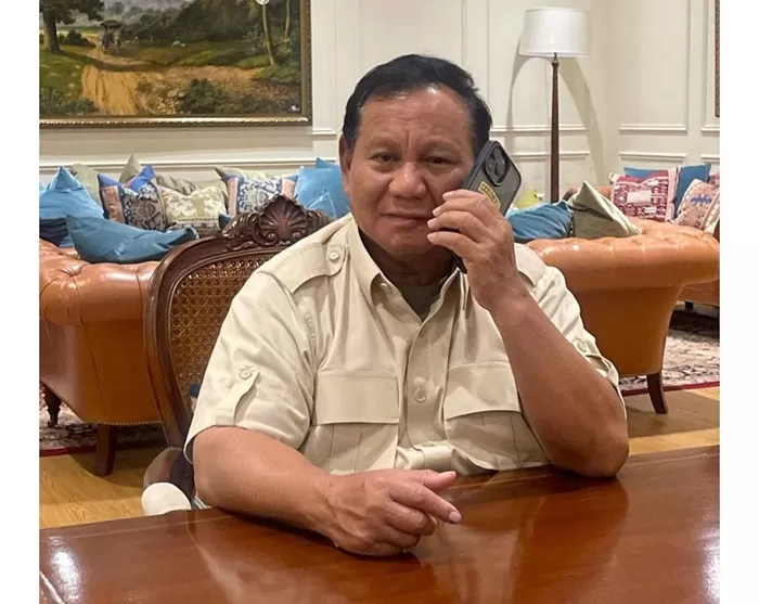 Capres Prabowo Subianto menerima ucapan selamat dari pemimpin negara dunia usai unggul di Pilpres 2024. (Foto: Dok. Prabowo Subianto)