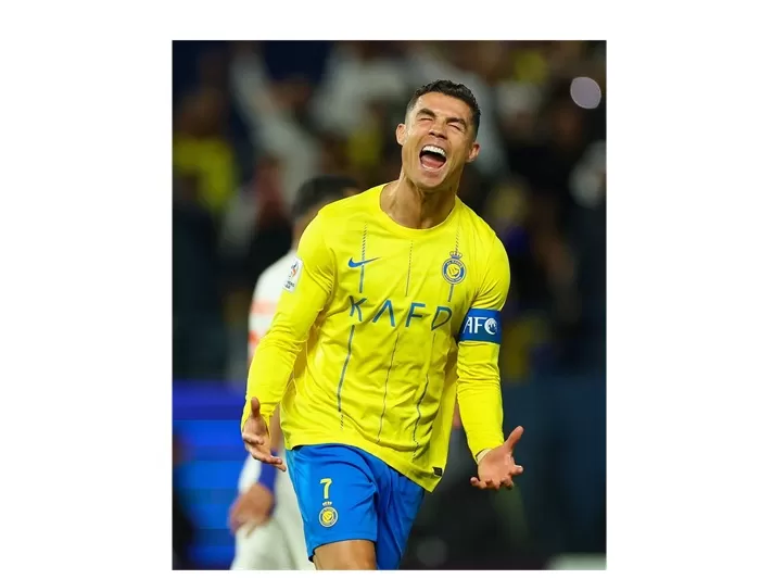 Cristiano Ronaldo pada pertandingan Al Nassr VS Al Feiha leg ke-2. (Foto: Instagram @cristiano)