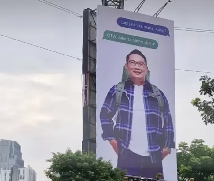 Baliho Ridwan Kamil yang viral. (Foto: Instagram @ridwankamil)