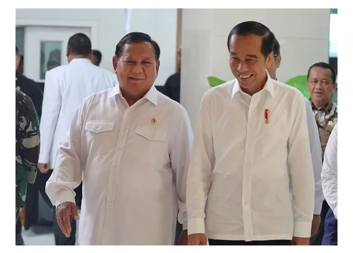 Momen Prabowo Subianto bersama Presiden Joko Widodo (Jokowi). (Foto: Dok. Prabowo Subianto)