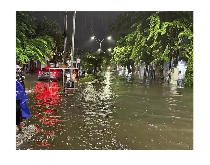 Banjir di Kota Semarang. (Foto: bnpb.go.id/edited)