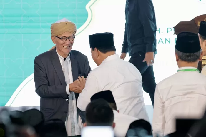 Prabowo Subianto di acara halal bihalal PBNU di Jakarta. (Foto: Istimewa)