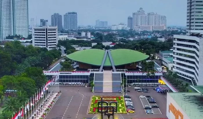 Gedung DPR RI. (Foto: Instagram @ade.irwn21)