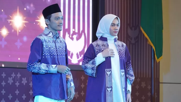 Seragam batik jemaah haji terbaru. (Foto: Dok. kemenag.go.id)