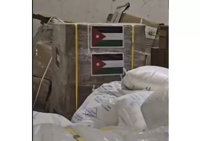 Bantuan kemanusiaan dari Yordania untuk Palestina. (Foto: Tangkap layar X @sahabatalaqsha)