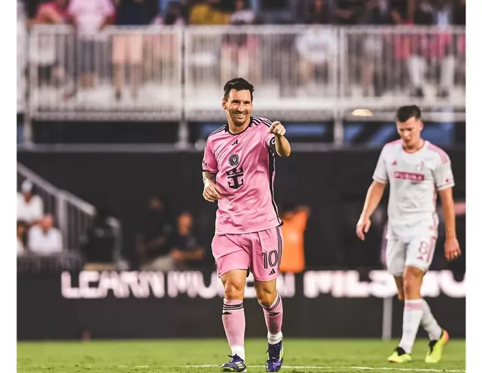 Lionel Messi membela klub Inter Miami. (Foto: Instagram @leomessi)