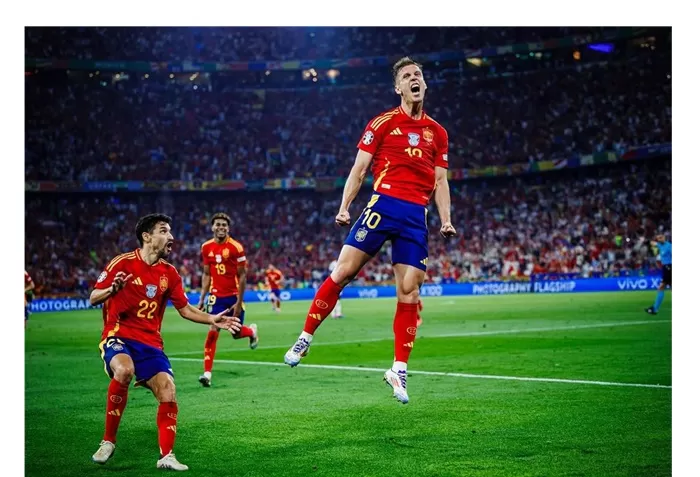 Spanyol VS Prancis di babak semifinal EURO 2024. (Foto: Instagram @daniolmo)