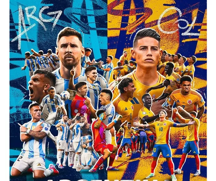 Prediksi pemain Argentina VS Kolombia di Copa America 2024/ilustrasi. (Foto: Instagram @copaamerica)