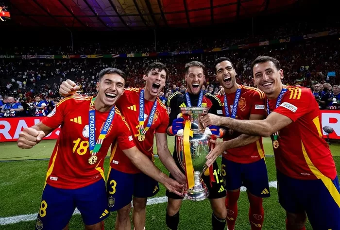 Spanyol menjuarai EURO 2024. (Foto: Instagram @sefutbol)