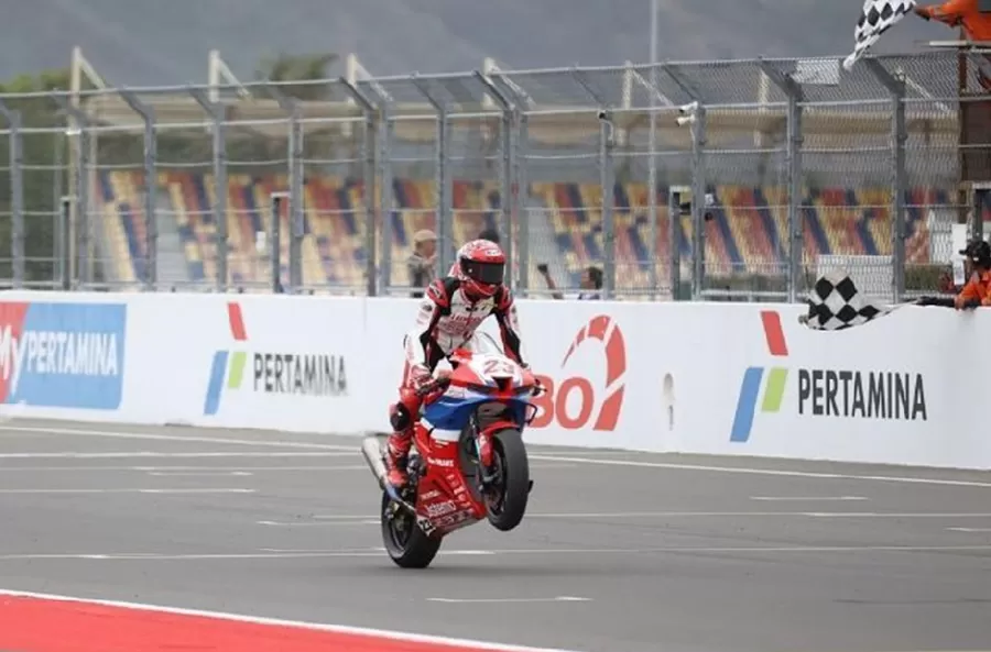 Potret sirkuit MotoGP Mandalika.  (Foto: Instagram.com/@themandalikagp)