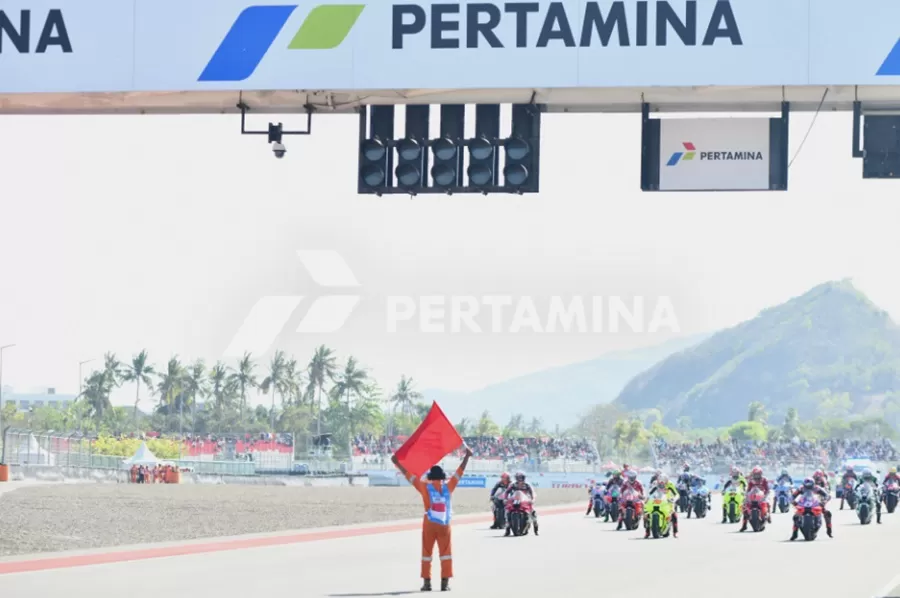 Potret kejuaraan MotoGP Pertamina Grand Prix Indonesia, di Sirkuit Internasional Pertamina Mandalika, NTB. (Foto: Dok. Pertamina)