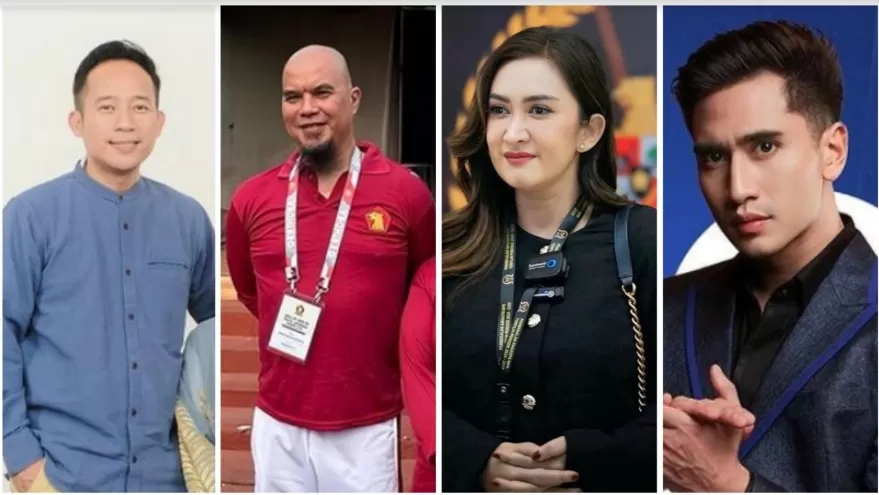 Potret sejumlah artis yang jadi anggota DPR periode 2024-2029. (Foto: Kolase)