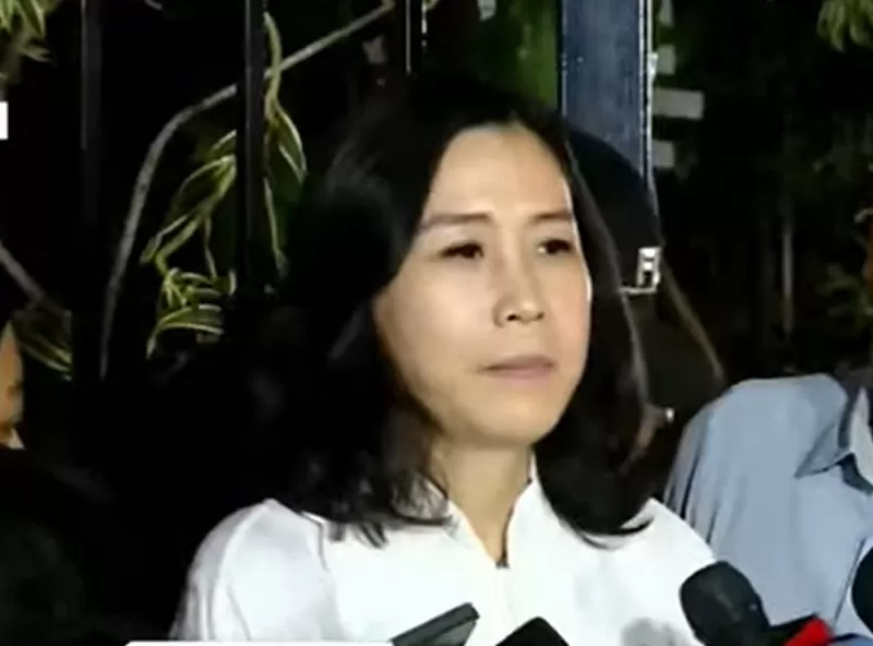 Veronica Tan, usai bertemu Presiden terpilih Prabowo Subianto, di Kertanegara, Jakarta, Senin (14/10/2024) malam. (Foto: Tangkap video YouTube)