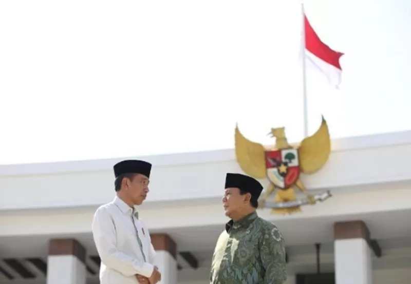 Potret Presiden RI ke-7 Jokowi dan Presiden RI ke-8 Prabowo Subianto.  (Foto: Instagram.com/@prabowo)