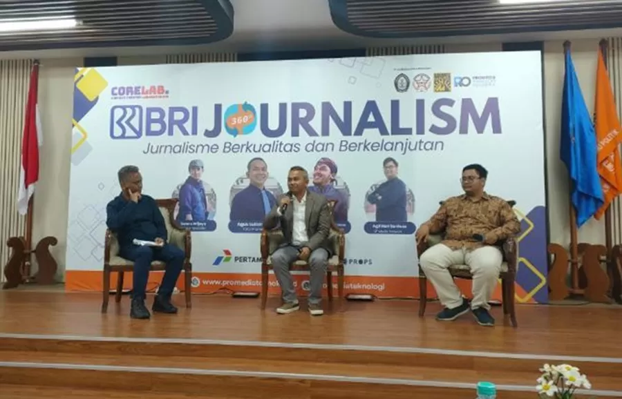 Acara Content Creator Laboratorium (Corelab) Promedia Teknologi Indonesia bersama Bank BRI yang digelar di Kampus FISIP UNDIP, Semarang, pada Rabu, 23 Oktober 2024.  (Foto: Dokumentasi Promedia)