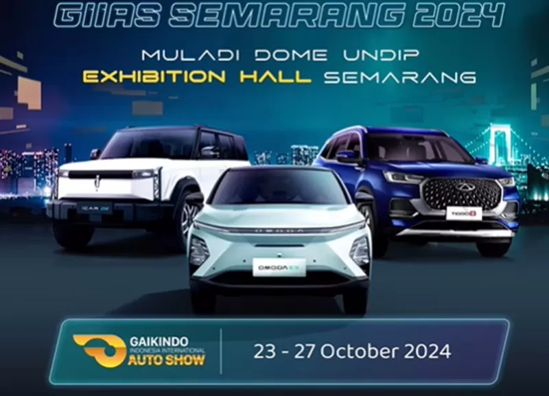 Chery Indonesia tampilkan poster kendaraan unggulan yang mejeng di GIIAS Semarang 2024. (Foto: Instagram.com/@cherymotorindonesia)