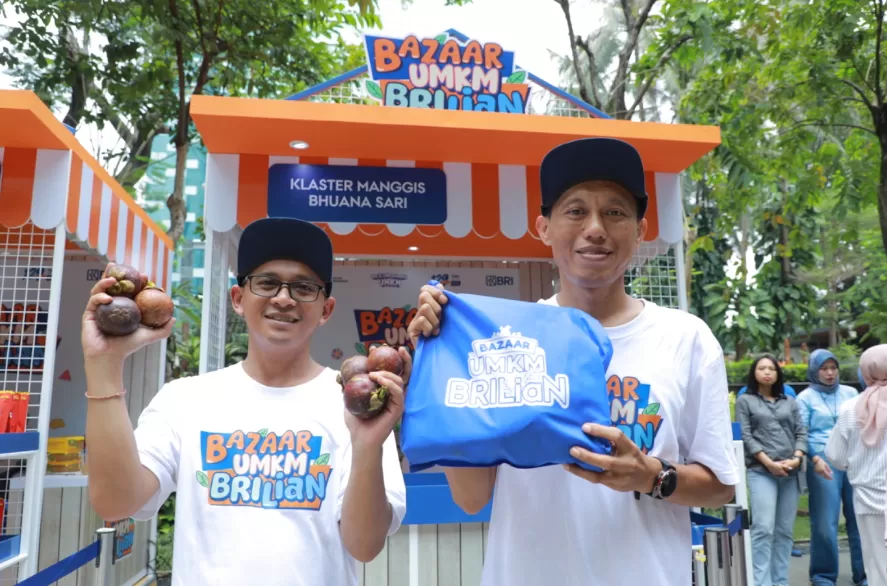 Klaster Usaha Manggis Bhuana Sari dari Bali, pada Bazaar UMKM BRILiaN di Area Taman BRI, Jakarta, Jumat (18/10/2024). (Foto: Dok. BRI)