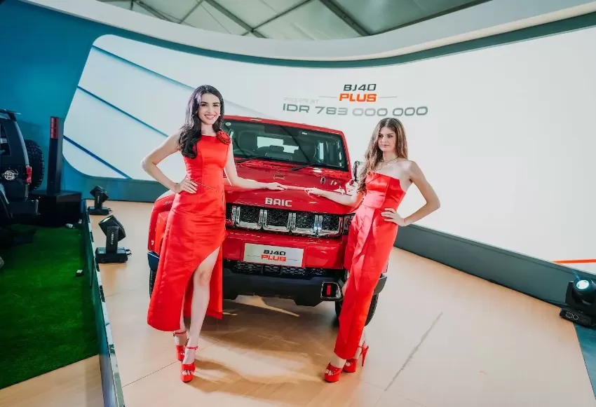 Potret mobil pabrikan China, BAIC BJ40 Plus yang jadi mobil terfavorit di ajang GIIAS Semarang 2024. (Foto: Dok. BAIC)