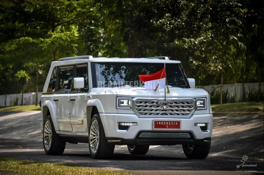 Potret mobil MV3 Garuda Limousine  buatan PT Pindad. (Foto: Dok. PT Pindad)