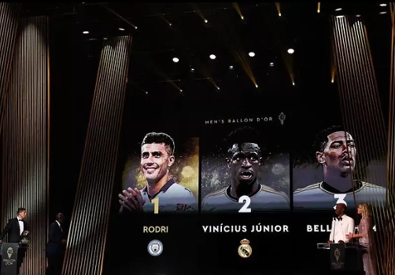 Rodri raih Ballon d'Or 2024 yang berlangsung di Theatre du Chatelet, Paris, Prancis, Selasa (29/10/2024) dini hari WIB. (Foto: Instagram.com/@everythingrodri)