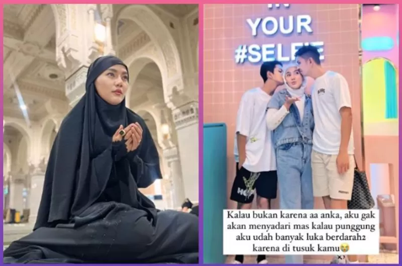 Potret Selebgram Arie Rieyanthie yang menuding suaminya Bimo Aryo Tejo telah berselingkuh usai pulang ibadah umrah.  (Foto: Instagram.com/@arie_rieyanthie)