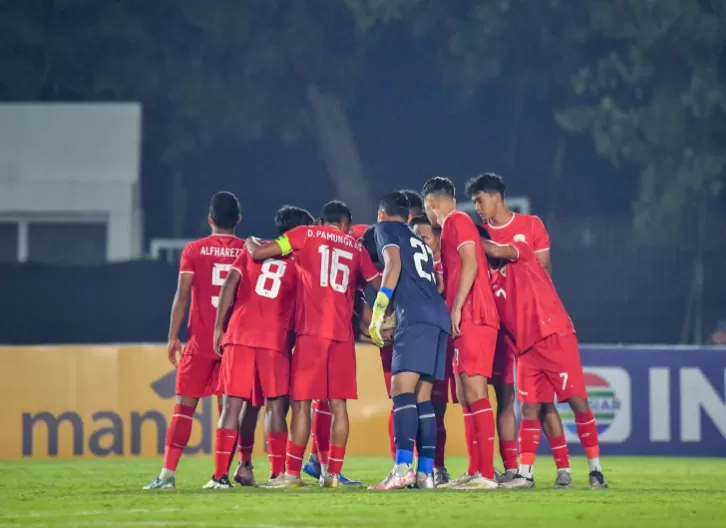 Potret Timnas Indonesia U20 yang bersiap tamil di Piala Asia U20 2025. (Foto: PSSI)