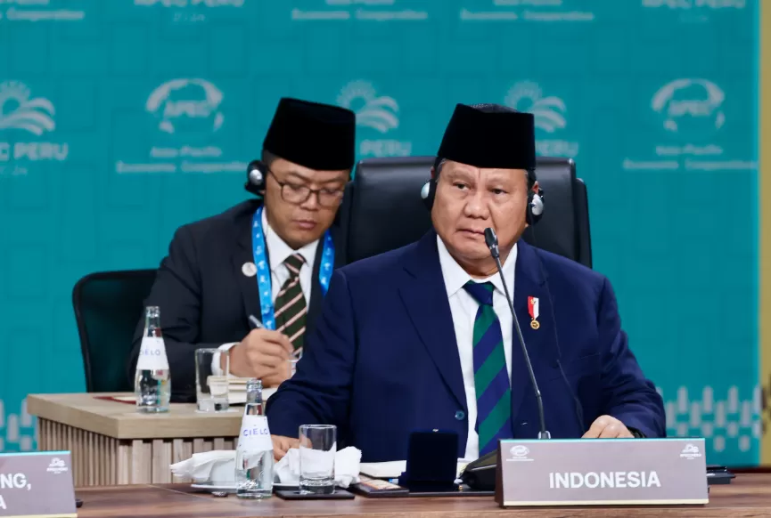 Potret Presiden Prabowo Subianto saat menghadiri forum KTT APEC 2024 di Peru (Foto: Tim Prabowo)