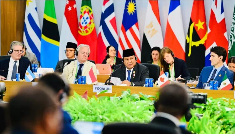 Presiden Prabowo Subianto, menghadiri sesi ketiga Konferensi Tingkat Tinggi (KTT) G20 di Brasil pada Selasa (19/11/2024). (Foto: BPMI Setpres/Laily Rachev)