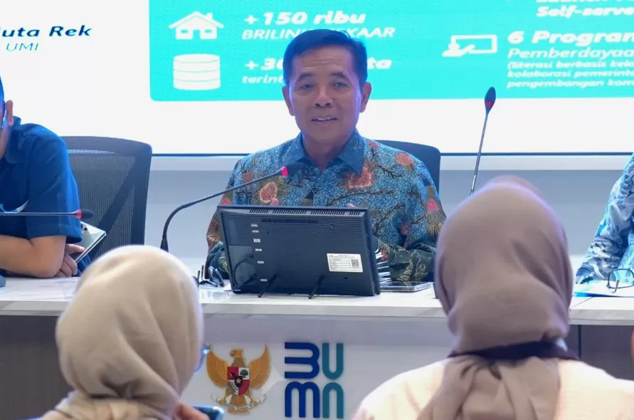 Potret Direktur Bisnis Mikro BRI, Supari, terkait penyaluran KUR. (Foto: Dok. BRI)