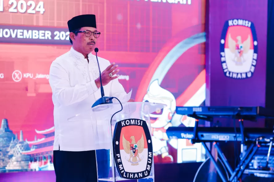 Pj Gubernur Jatang Nana Sudjana meminta semua pihak menghormati aturan KPU di masa tenang Pilkada 2024. (Foto: Humas Pemprov Jateng)