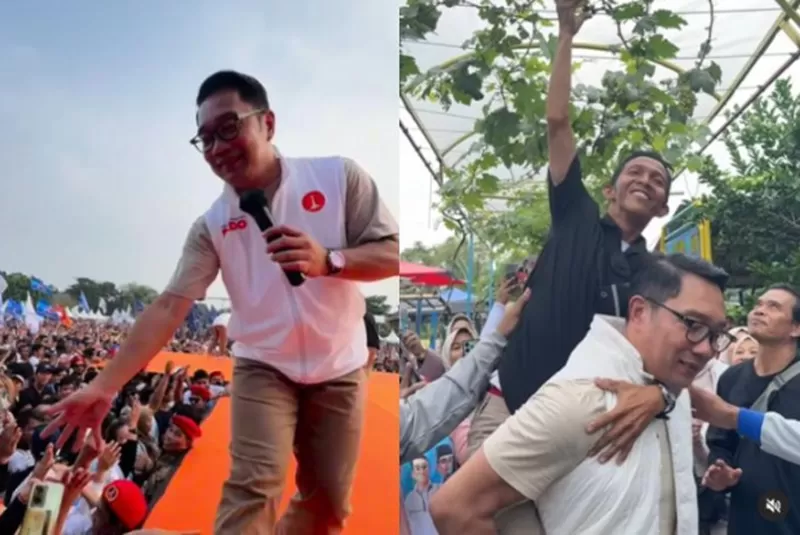 Potret Calon Gubernur (Cagub) DKI Jakarta Ridwan Kamil saat kampanye Pilkada 2024.   ((Instagram.com/@ridwankamil))