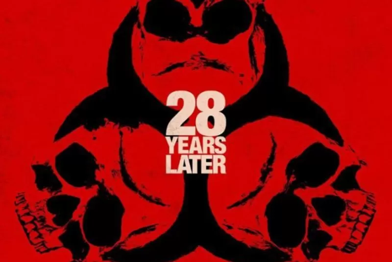 Poster Film Terbaru Sony Pictures Entertainment berjudul &lsquo;28 Years Later&rsquo;.   ((Instagram.com/@28yearslatermovie))