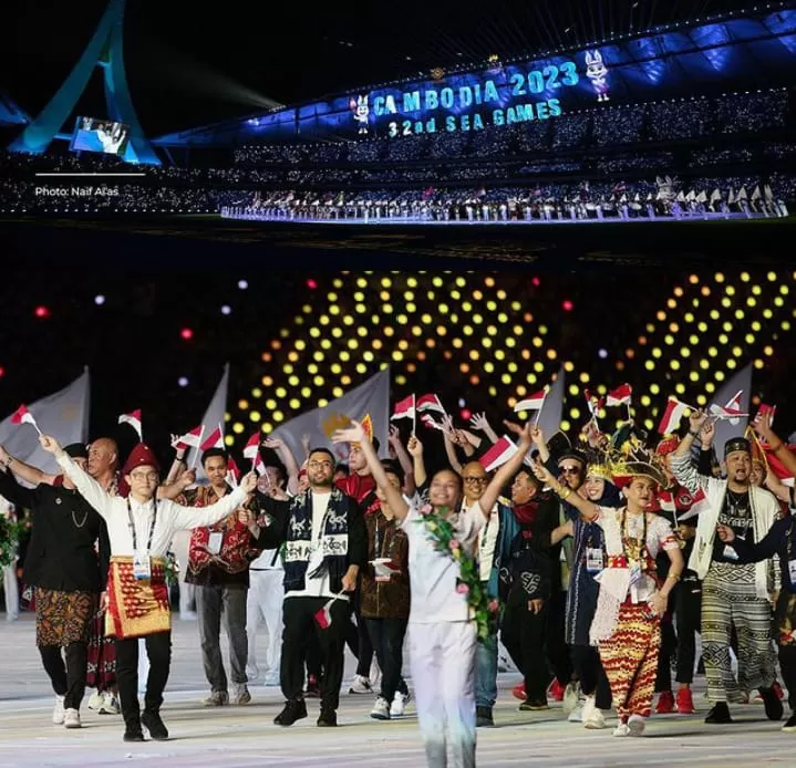 Upacara Pembukaan SEA Games Kamboja Diwarnai Kejadian Bendera Indonesia ...