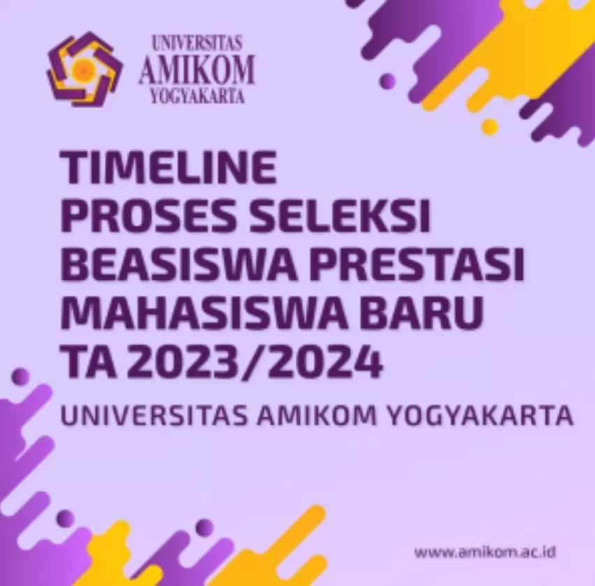 Universitas Amikom Yogyakarta berikan beasiswa kepada calon mahasiswa baru (home.amikom.ac.id) 